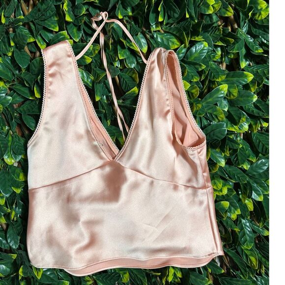 Wild Fable Pink Satiny Top Size Small - Picture 5 of 5